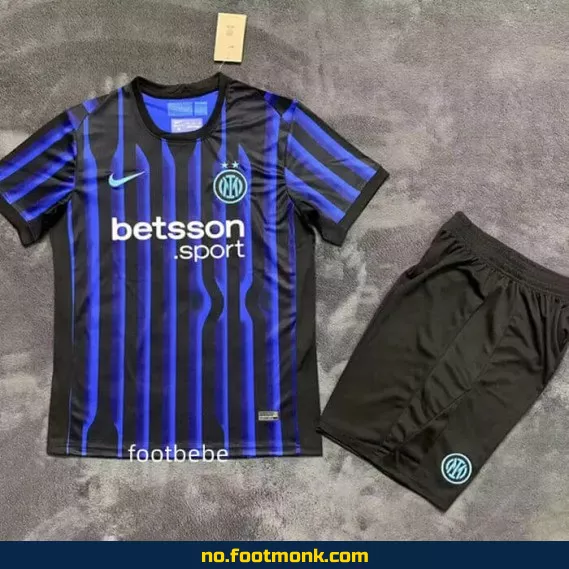 Inter Milan hjemmedrakt for barn 2025-2026 – Offisiell fotballdrakt for barn | Kjøp billige fotballdrakter online