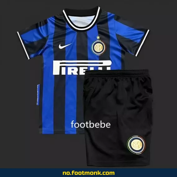 Inter Milan Vintage Hjemmedrakt 2009-2010 for Barn – Fotballdrakt Barn, Offisiell Klubbdrakt, Autentisk Fotballtrøye