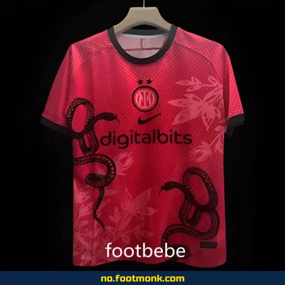 Inter Milan 2024/2025 Hjemmedrakt – Authentisk Fotballdrakt for Voksne og Barn – Rød Fotballtrøye med Trykk – Kjøp Offisiell Klubbdrakt på Nett