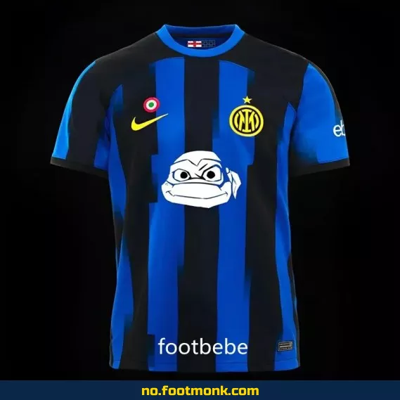 Inter Milan hjemmedrakt 2024 – Ninja Turtles design – Fotballdrakt for voksne og barn – Offisiell drakt til salgs