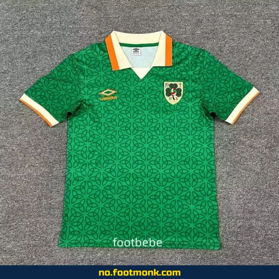 Offisiell Irland fotballdrakt 2025 (hjemme) - Grønn, for barn og voksne | Fotballtrøye med trykk | Kjøp billige fotballdrakter online