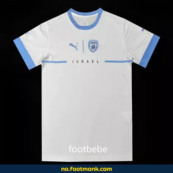 Hvit Israel 2024 bortedrakt – Offisiell fotballdrakt for voksne og barn