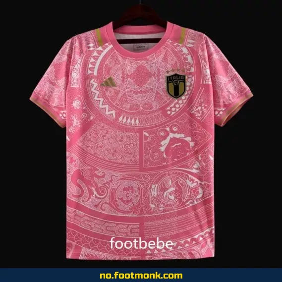 Italienske treningsdrakter 2023-2024 – Rosa fotballdrakt for herrer/damer/barn