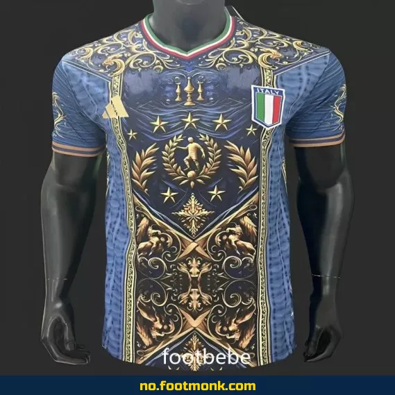 Italienske fotballdrakter 2024 – Spesialutgave blå | Offisiell drakt | Fotballdrakter for voksne og barn
