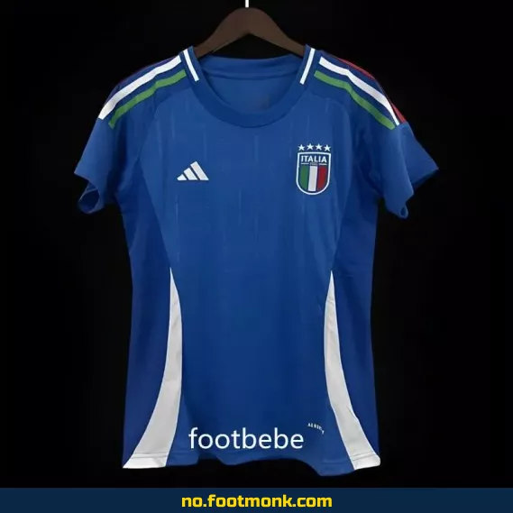 Italiensk hjemmedrakt for kvinner – Euro 2024 fotballdrakt i blå (offisiell drakt, med navn, til salgs)
