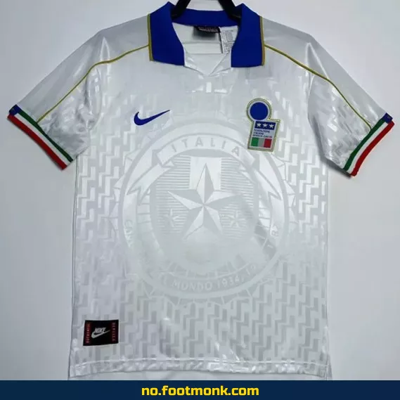 Vintage Italia Fotballdrakt 1995 – Hvit Bortedrakt (Ekte/Autentisk)