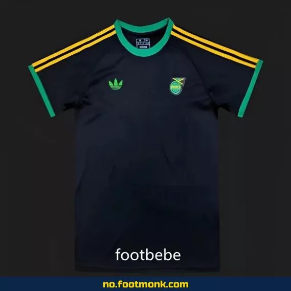 Jamaica 2024 svart fotballdrakt – Offisiell drakt med navn, fotballtrøye for voksne og barn