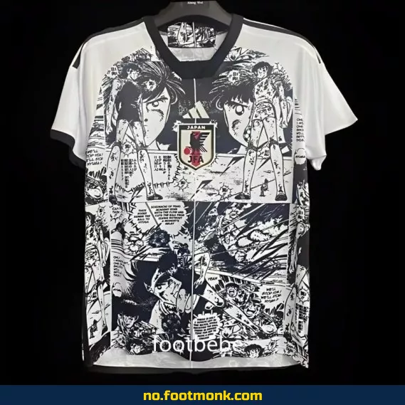 Offisiell Japan Fotballdrakt 2023-2024 – Captain Tsubasa – Fotballtrøye for Barn og Voksne – Autentisk Replica