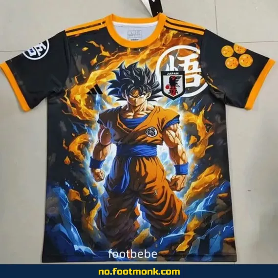 Japan 2024-2025 Dragon Ball Wu Kong Fotballdrakt – Autentisk Replica med Spesialdesign – Barn og Voksen