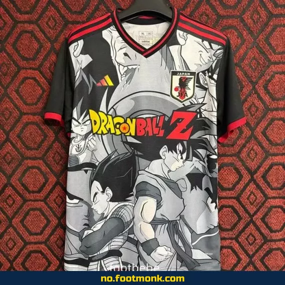 Fotballdrakt Japan 2024-2025 Dragon Ball Z – Offisiell Replica – Spesialdesign for Barn og Voksne