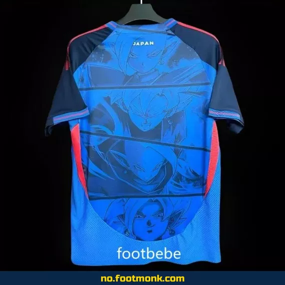 Japansk Fotballdrakt 2024 Dragon Ball Kamp Blå – Offisiell Replica