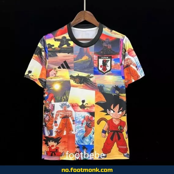 Japansk fotballdrakt 2024 Dragon Ball – Offisiell replica med trykk