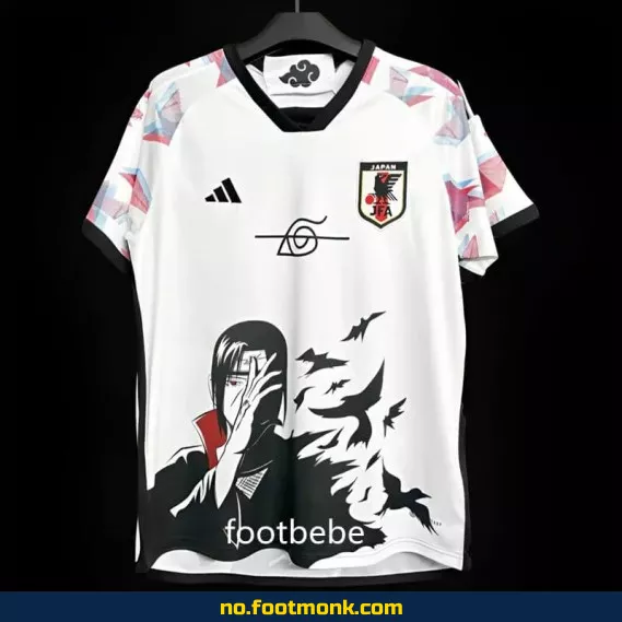 Japansk Fotballdrakt 2024 – Naruto Hvit – Offisiell Fotballtrøye for Voksne og Barn – Spesialdesign