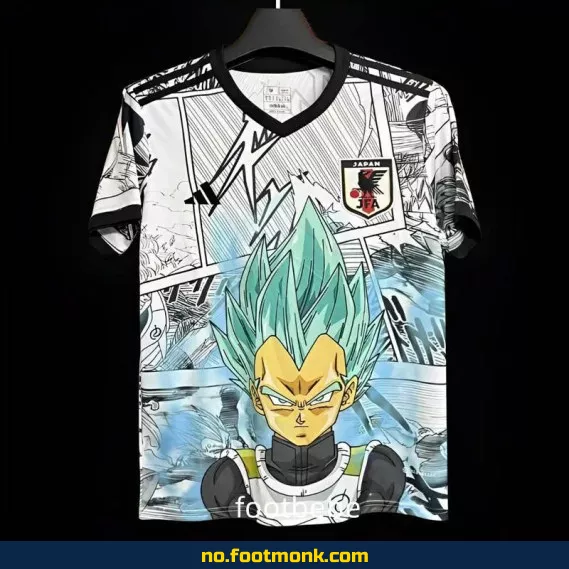 Fotballdrakt Japan 2024 Saiyan Spesialutgave – Offisiell drakt med navn, unik design for barn og voksne