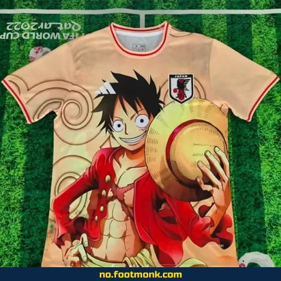 Offisiell Japan Fotballdrakt 2025-2026 – Luffy C – Fotballtrøye med Navn – Autentisk Replica