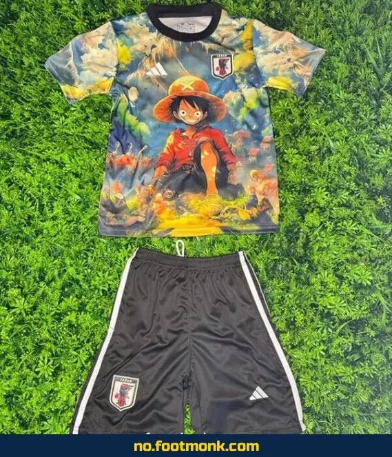 Japansk Fotballdrakt for Barn 2025-2026 – Luffy – Offisiell Replica
