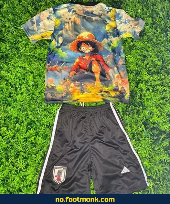Japansk Fotballdrakt for Barn 2025-2026 – Luffy – Offisiell Replica