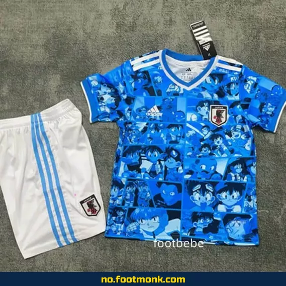 Barnets Anime Fotballdrakt Japan 2025-2026 – Autentisk Fotballtrøye med Spesialdesign