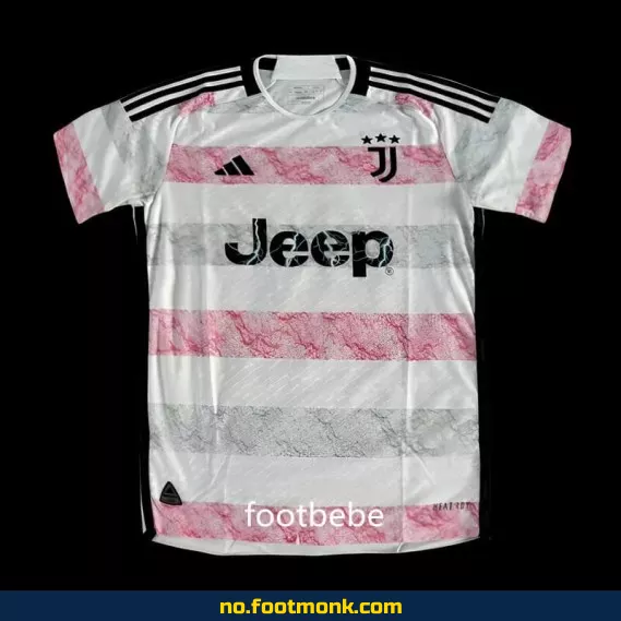 Juventus bortedrakt 2023-2024 ekte fotballdrakt med navn – offisiell fotballtrøye for voksne og barn