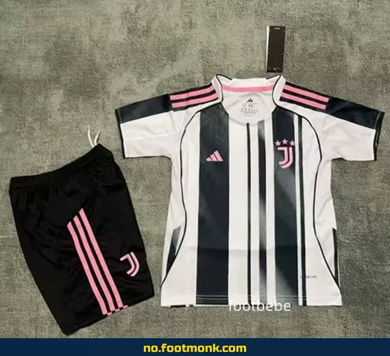Juventus hjemmedrakt for barn 2025-2026 – Kjøp fotballdrakter for barn online