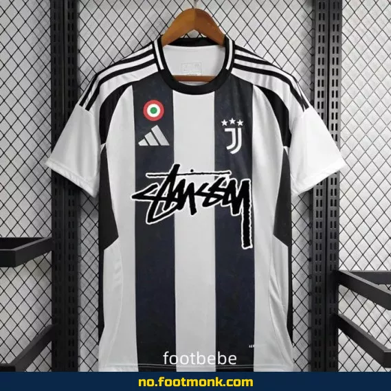 Juventus Stussy Hjemmedrakt 2024/2025 – Kjøp Offisiell Fotballdrakt | Fotballtrøye med Navn | Authentisk Klubbdrakt for Voksne og Barn