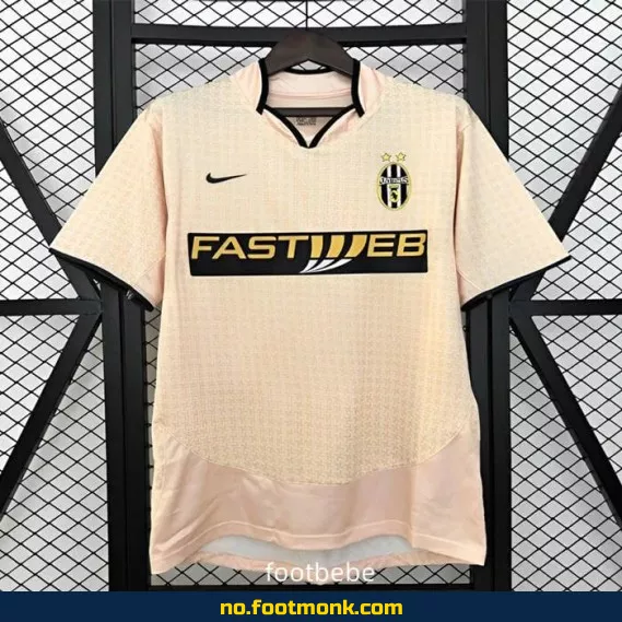 Juventus Vintage Fotballdrakt 2003-2004 (Bortedrakt) – Autentisk Fotballtrøye for Voksne/Barn – Offisiell Replica