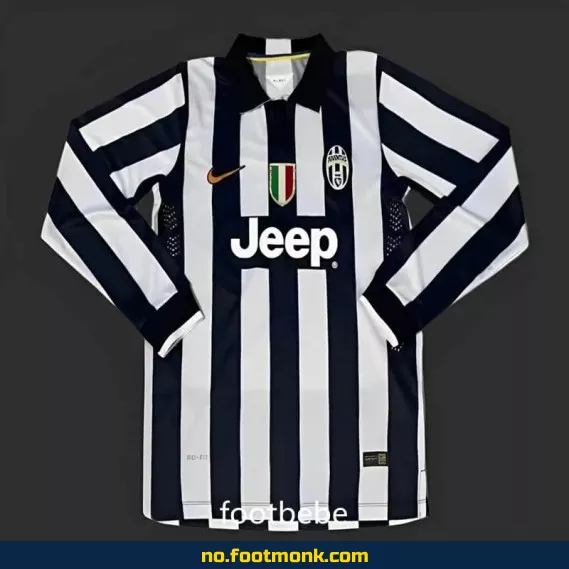 Juventus Vintage Fotballdrakt 2014-2015 Hjemme Langermet – Offisiell Klubbtrøye