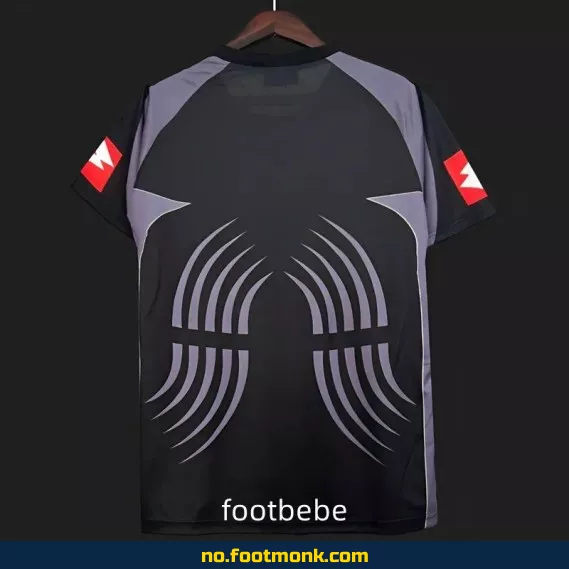 Juventus vintage 2001-2002 målvaktsdrakt i svart – Autentisk fotballdrakt for voksne og barn – Offisiell fotballtrøye med trykk