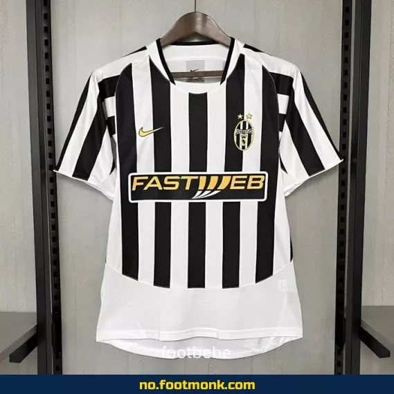 Juventus vintage hjemmedrakt 2003-2004 – Autentisk fotballdrakt for voksne og barn
