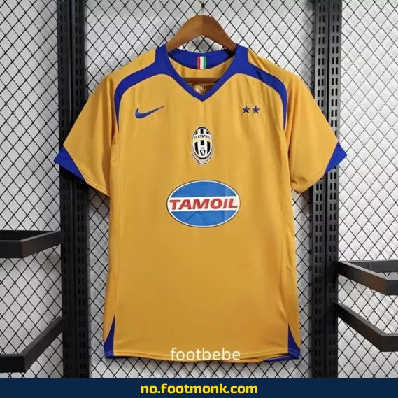 Juventus vintage fotballdrakt 2005-2006 (Tredjedrakt) – Authentisk fotballtrøye for voksne og barn