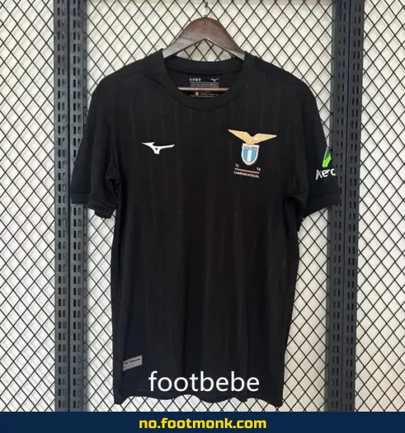 Lazio 2024 Spesialutgave 50-årsjubileumsvariant – Svart Fotballdrakt