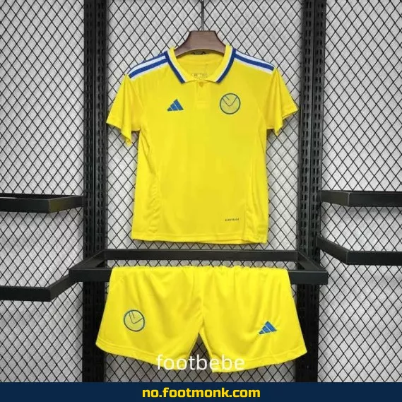 Leeds United bortedrakt 2024-2025 borte gul – Barn – Fotballdrakt med trykk – Offisiell drakt – Kjøp fotballdrakter online