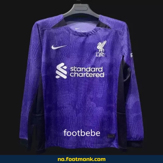 Liverpool FC 2023/2024 Fotballdrakt Lilla Langermet – Offisiell Klubbdrakt for Voksne og Barn