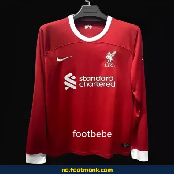 Liverpool FC hjemmedrakt 2023/2024 langermet – Offisiell fotballdrakt for voksne og barn