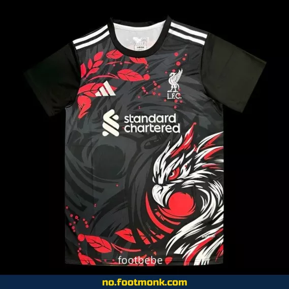 Liverpool FC 2024-2025 svart spesialedition fotballdrakt – offisiell drakt for voksne og barn
