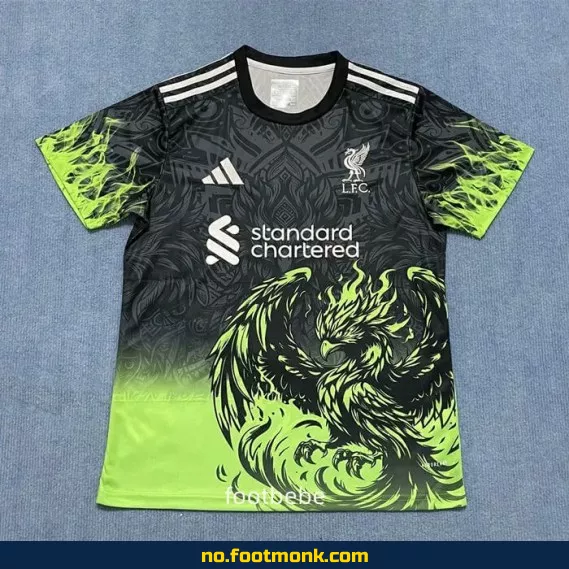 Liverpool FC 2024/2025 Hjemmedrakt Grønn Liver Bird – Offisiell Fotballdrakt for Voksne og Barn – Kjøp Billige Fotballtrøyer Online