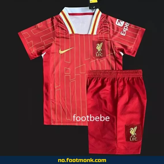 Liverpool FC hjemmedrakt 2024/2025 for barn (rød) – Fotballdrakt barn, offisiell drakt, fotballtrøye