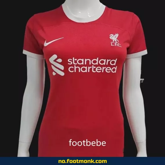 Liverpool hjemmedrakt 2023/2024 dame – Rød fotballdrakt med navn, offisiell klubbtrøye