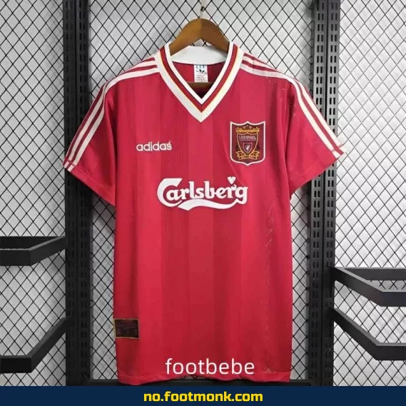 Liverpool Vintage Fotballdrakt 1995-1996 Hjemmerød – Autentisk Retro Trøye
