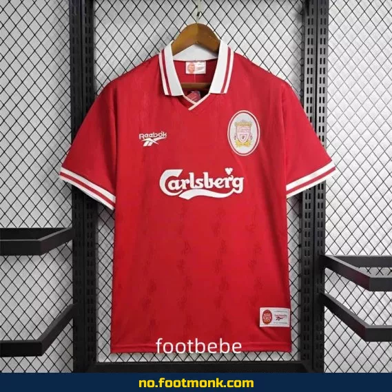 Liverpool Vintage Fotballdrakt 1996-1997 Hjemmebane Rød – Autentisk Fotballtrøye