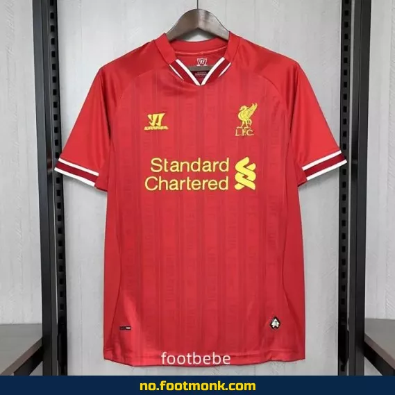 Liverpool Vintage Fotballdrakt 2013-2014 Hjemme – Offisiell Klubbtrøye for Voksne og Barn