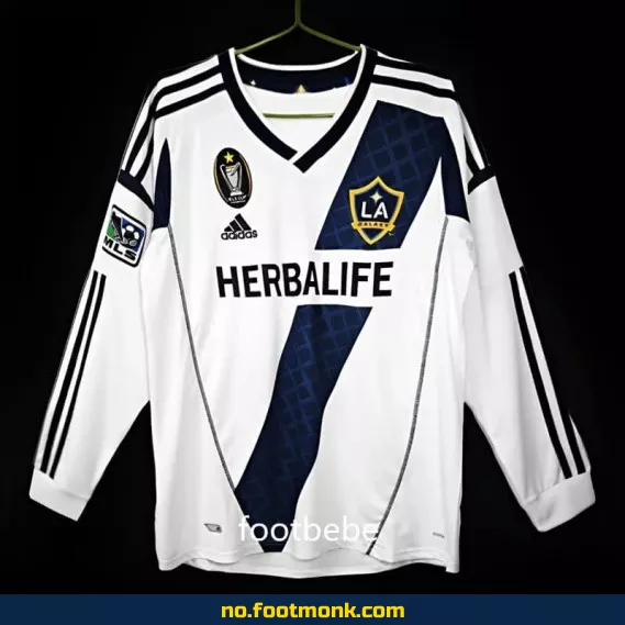 Los Angeles Galaxy Vintage 2011-2012 Hjemmedrakt Langermet Fotballdrakt – Autentisk Fotballtrøye