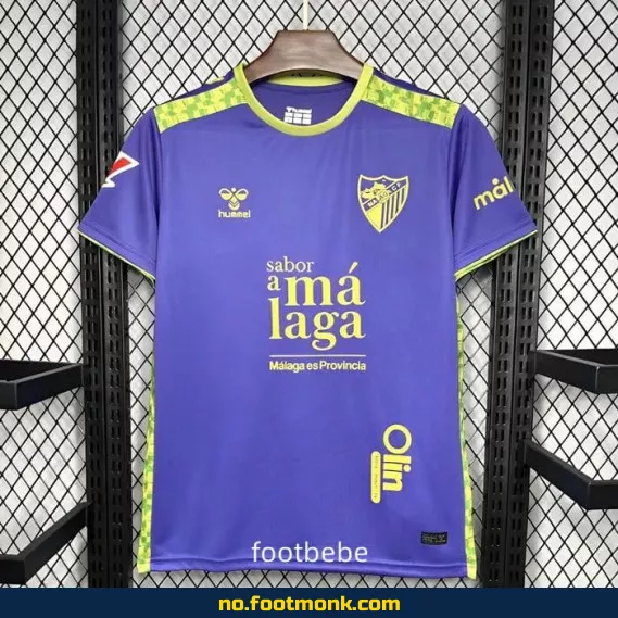 Malaga 2024-2025 bortedrakt i lilla – Offisiell fotballdrakt for voksne og barn