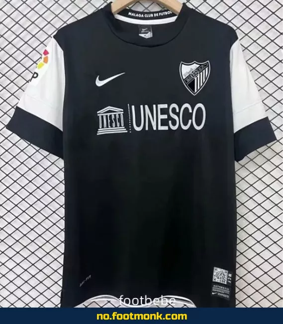 Malaga Vintage 2013 Ekte Fotballdrakt Utendørs – Svart