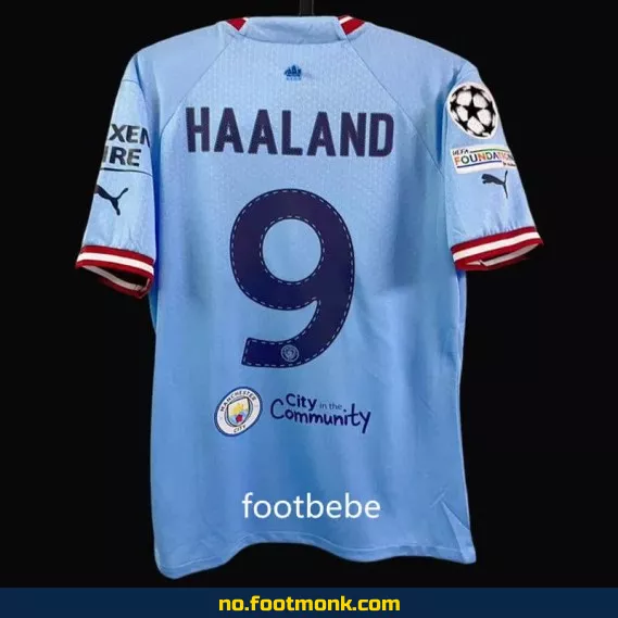 Manchester City 2022/2023 Champions League-finale fotballdrakt – Offisiell drakt for voksne og barn | Kjøp nå