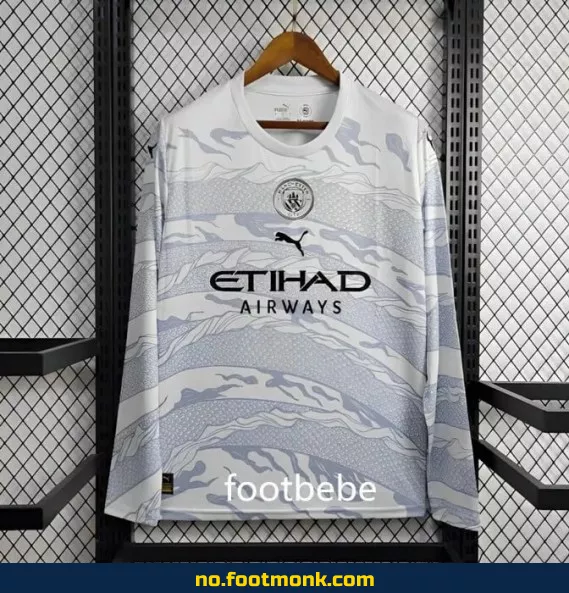 Manchester City 2024/2025 Fotballdrakt – Dragon Spesialdesign Langermet (Offisiell Drakt)