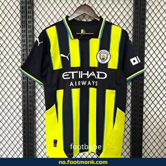 Manchester City 2024/2025 bortedrakt i gul – Offisiell fotballdrakt for voksne og barn | Kjøp billige fotballdrakter online