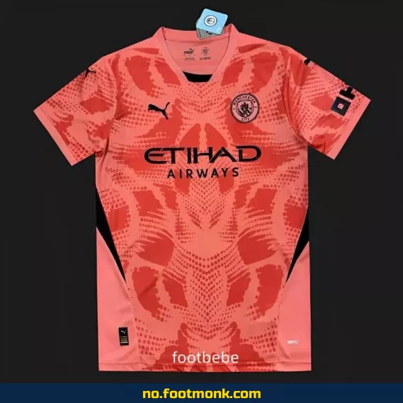 Manchester City 2024/2025 målvaktsdrakt i rosa – Offisiell fotballdrakt til salgs | Kjøp billige fotballdrakter online