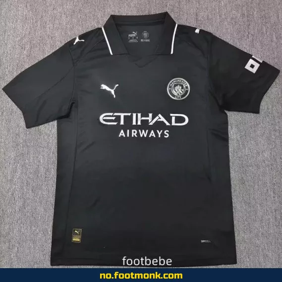 Manchester City 2025-2026 svart fotballdrakt – Offisiell drakt til salgs | Fotballdrakter for voksne og barn