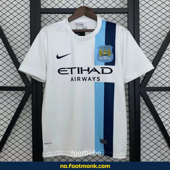 Manchester City Vintage Fotballdrakt 2013-2014 (Tredjedrakt) – Autentisk Fotballtrøye for Voksne og Barn